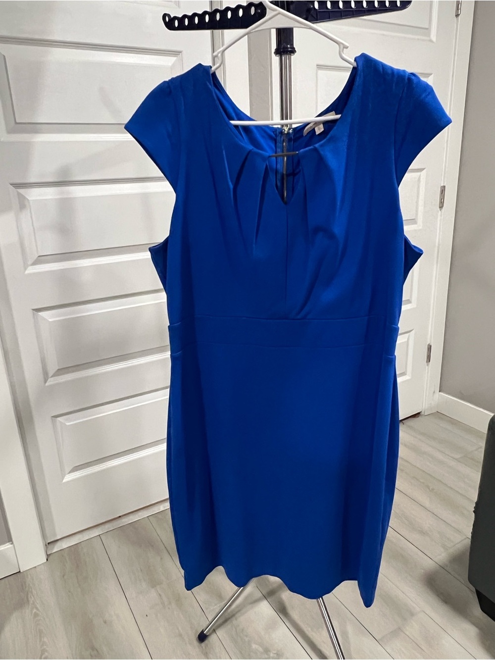 41 Hawthorn Cobalt Blue Cap Sleeve Ponte Sheath Dress XL